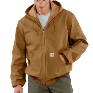 Carhartt Jacket NEW Men's J131 BR Brown Duck USA-Made Sz S